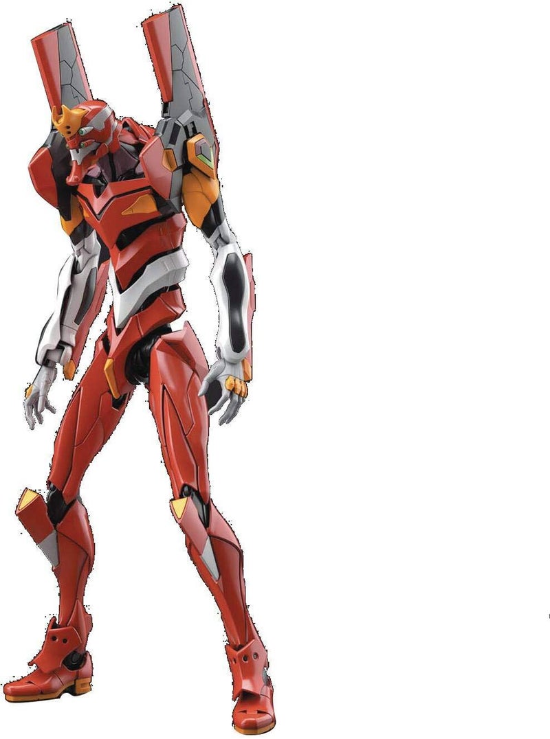 BANDAI SPIRITS بانداي هوبي - نيون جينيسيس إيفانجيليون - وحدة الإنتاج إيفانجيليون EVA-02، مجموعة نموذج بانداي سبيريتس RG 1/144 - Image 1